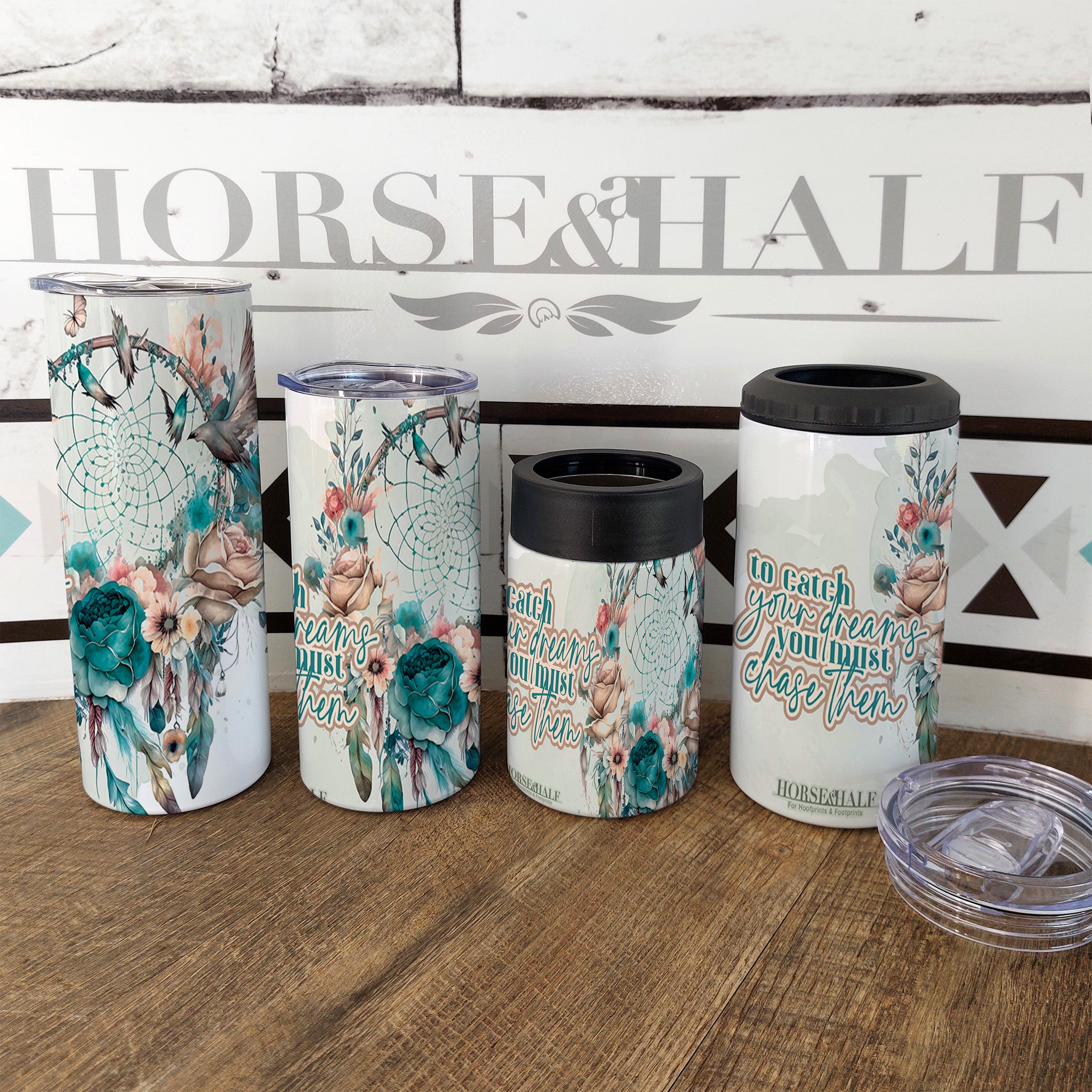 Aqua Dreamcatcher Drinkware