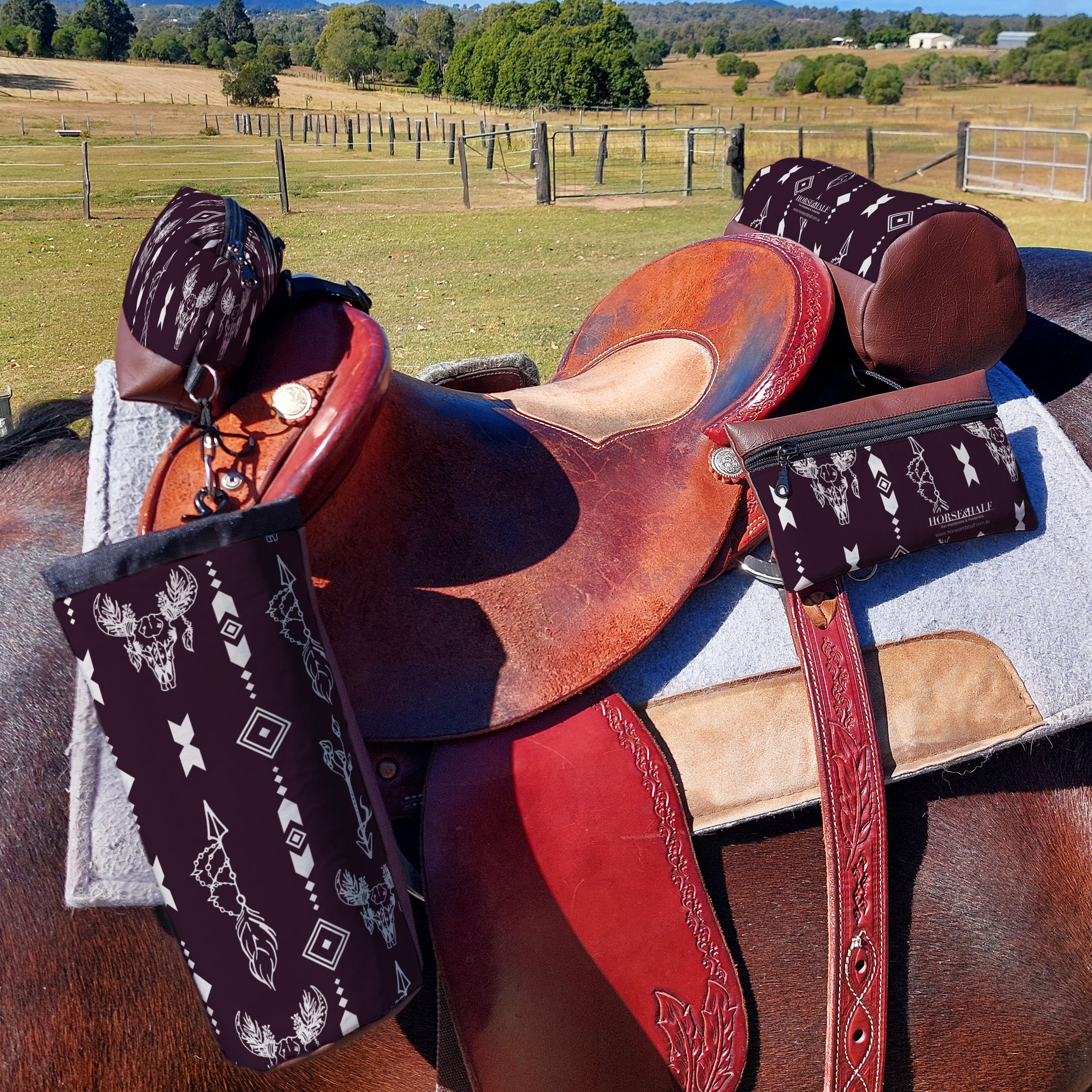 Boho Bottle Saddle Bag