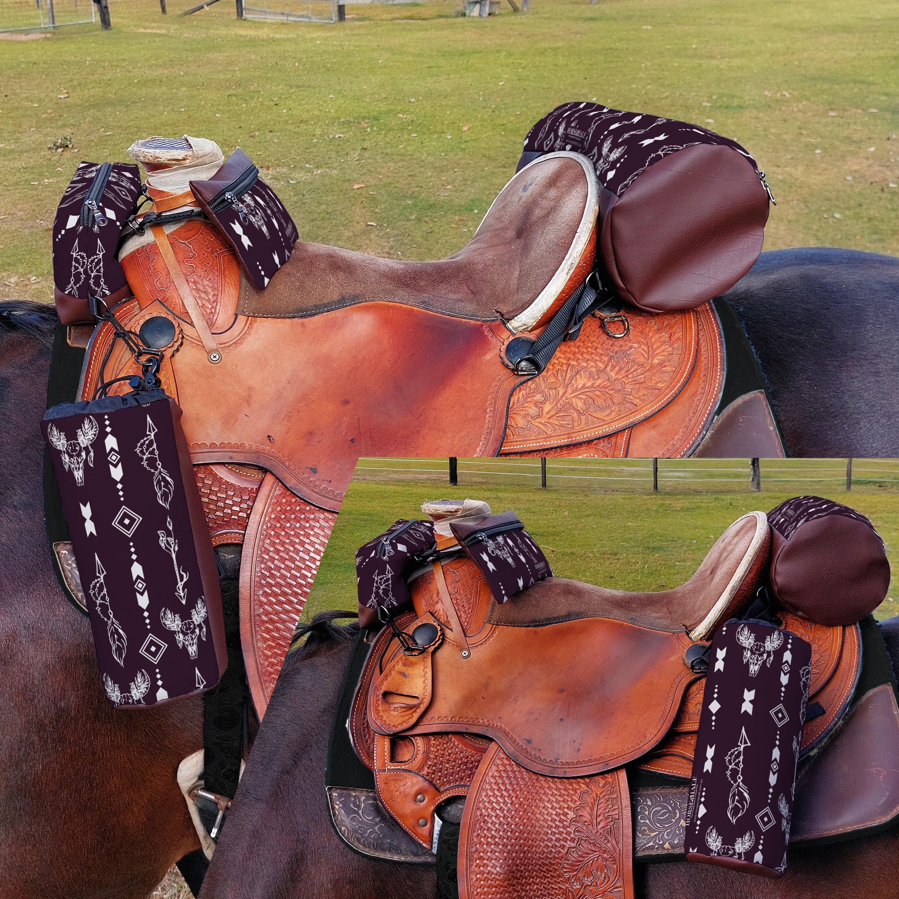 Boho Bottle Saddle Bag