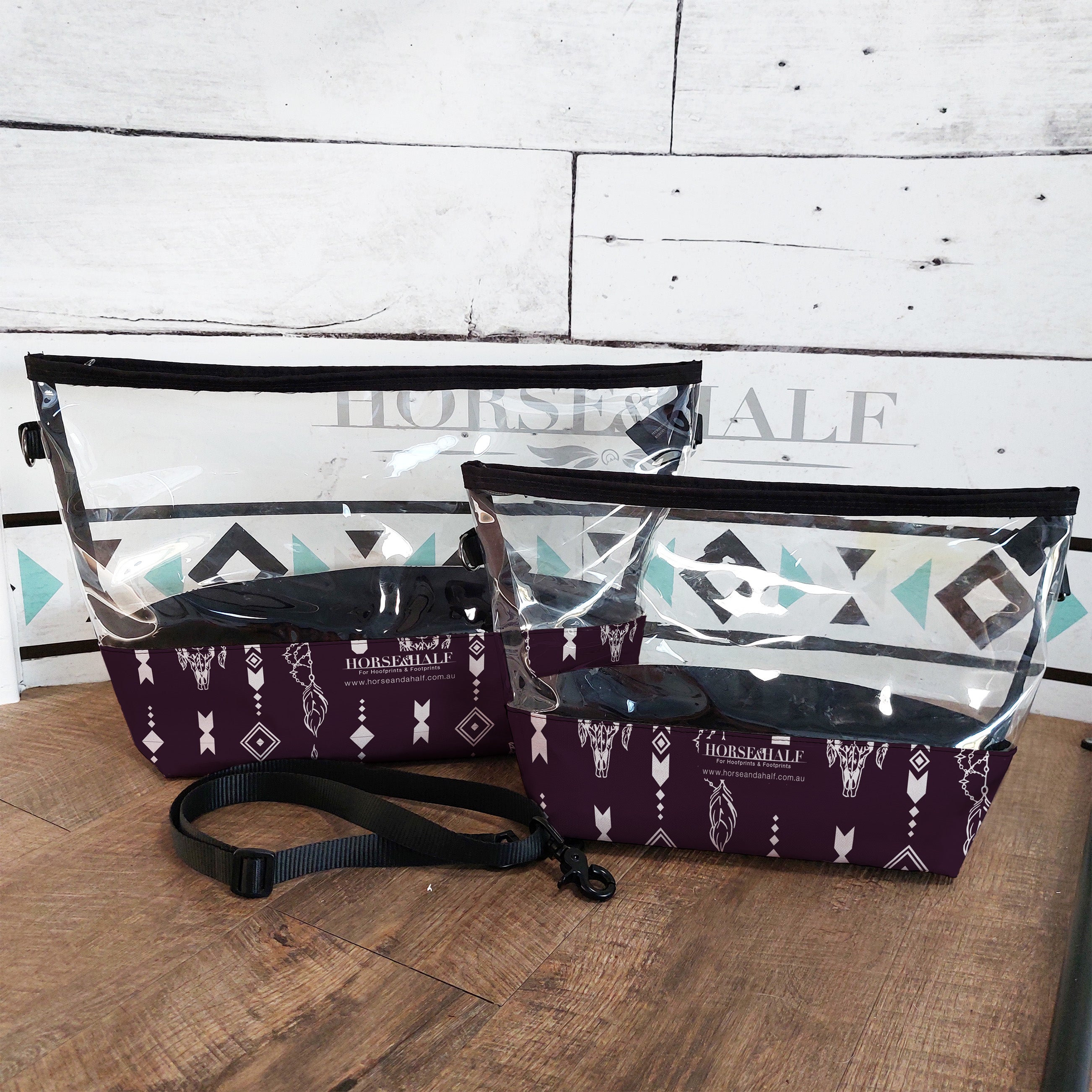 Boho Clear Utility Bags