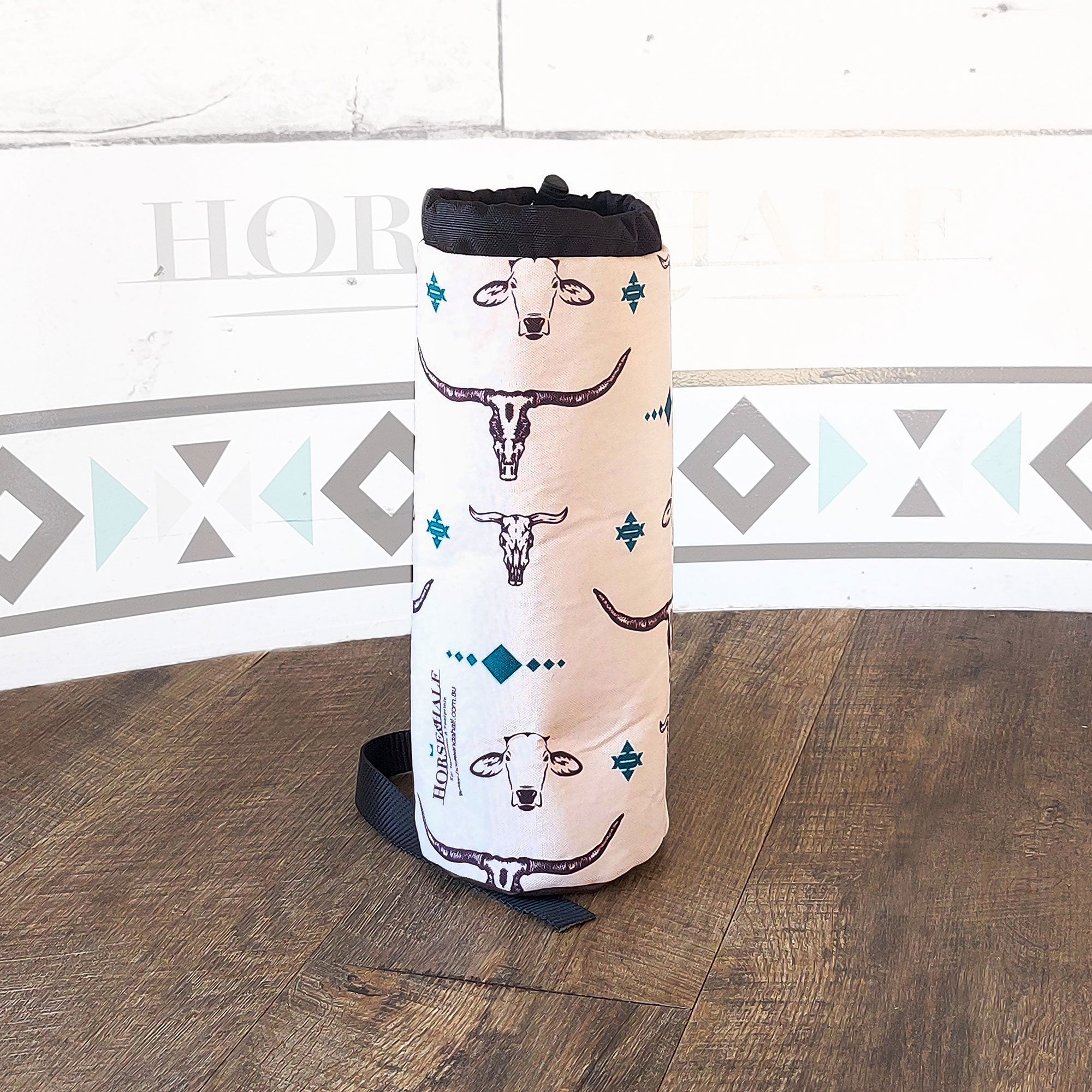 Cow Heads Bottle Saddle Bag