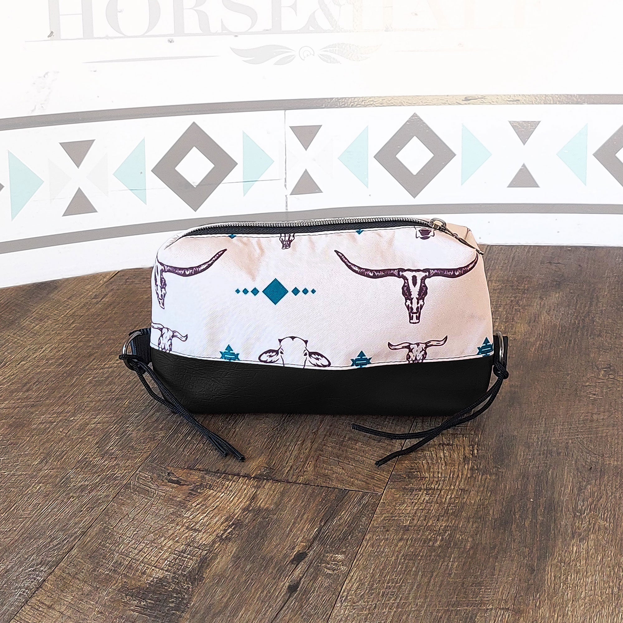 Cow Heads Box Saddle Bag