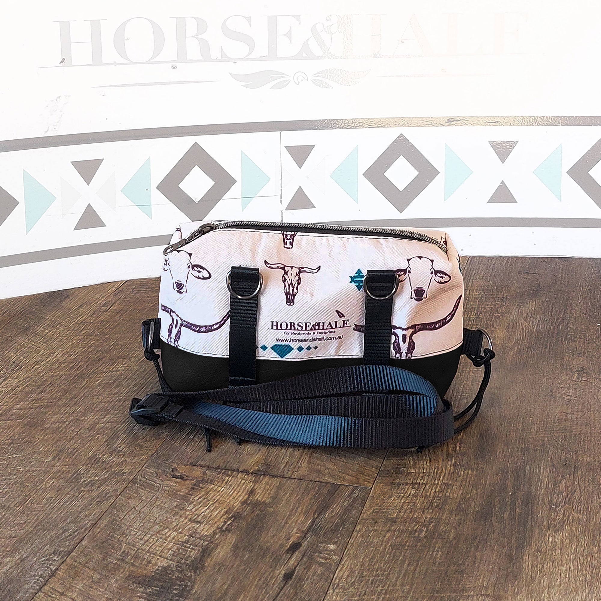 Cow Heads Box Saddle Bag