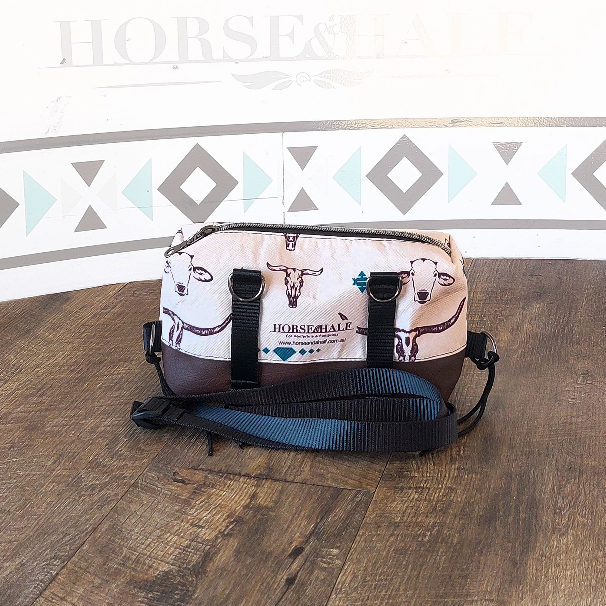 Cow Heads Box Saddle Bag