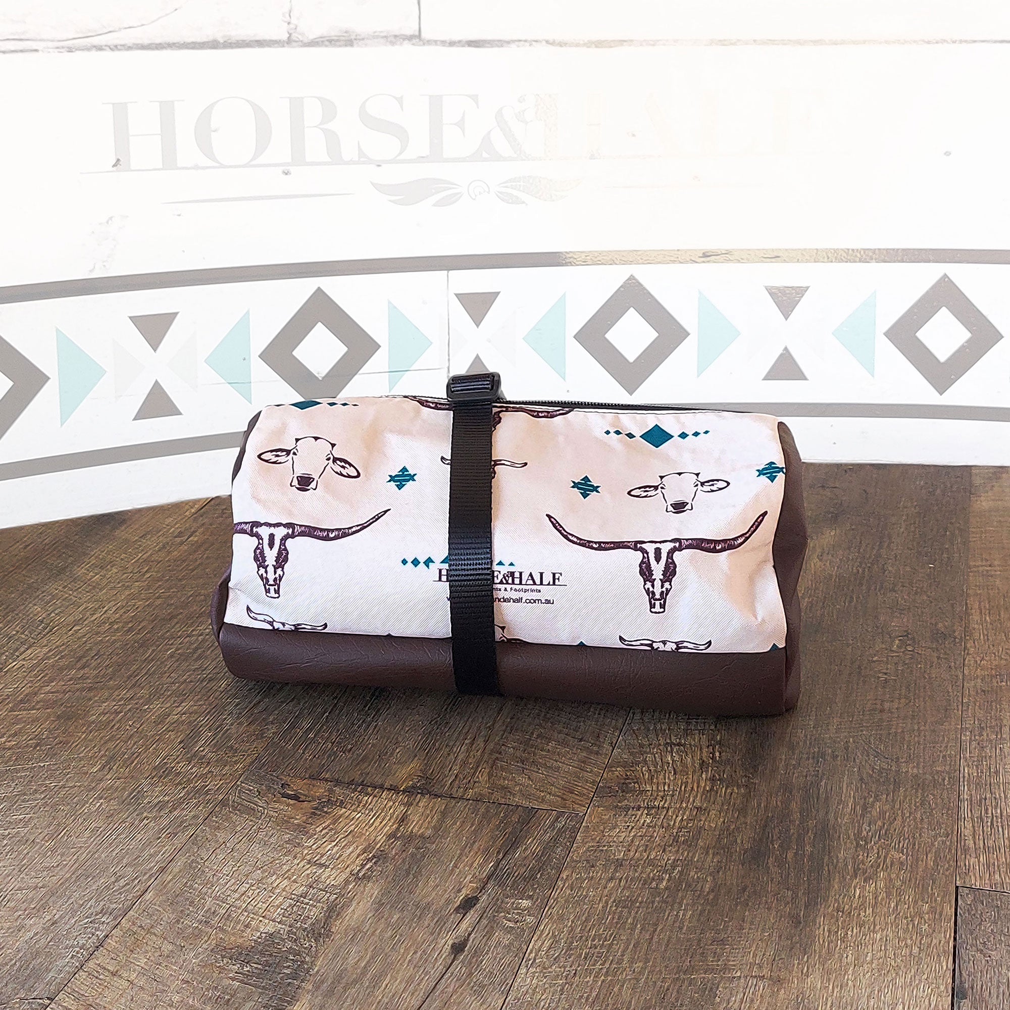 Cow Heads Duffle Saddle Bag