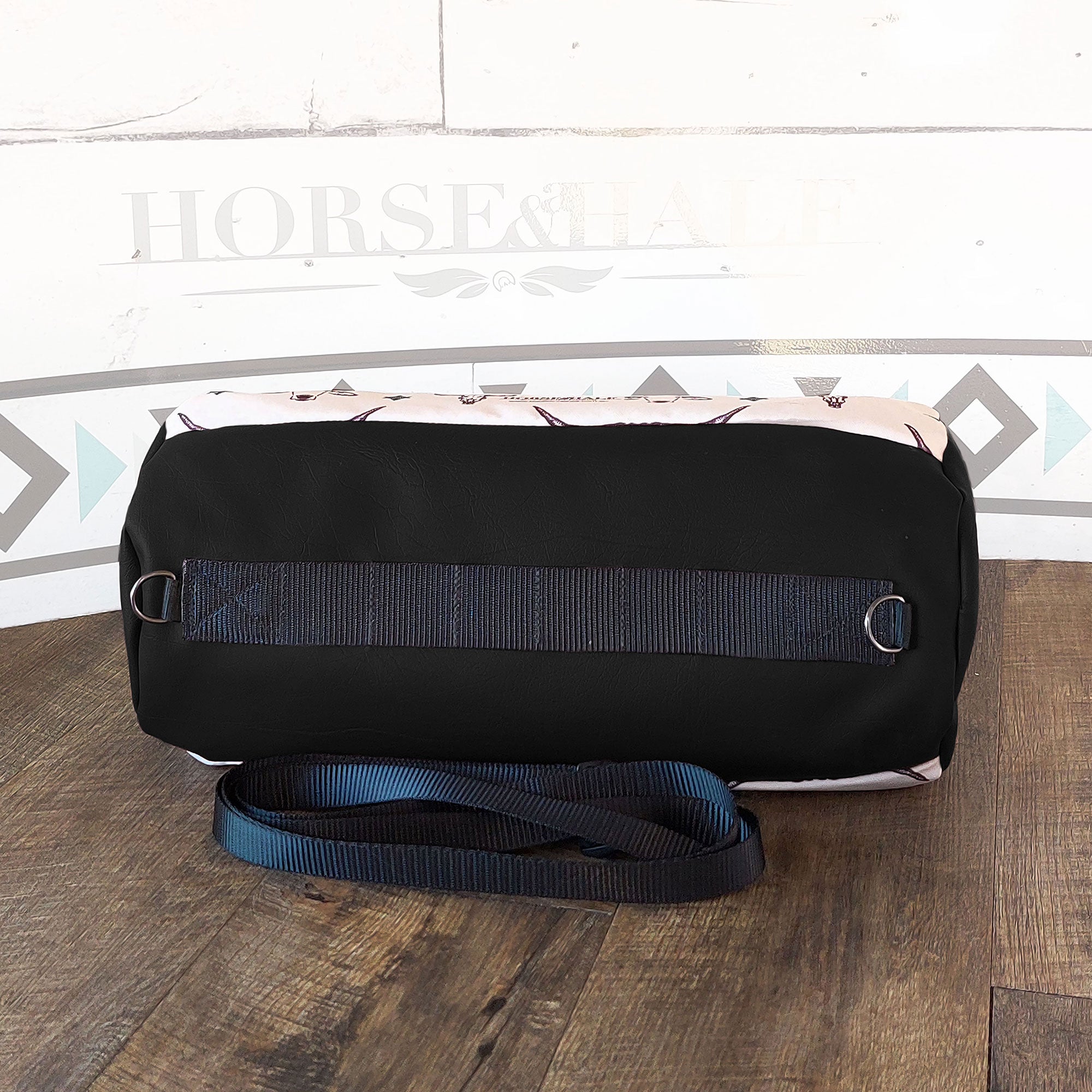 Cow Heads Large Duffle Saddle Bag