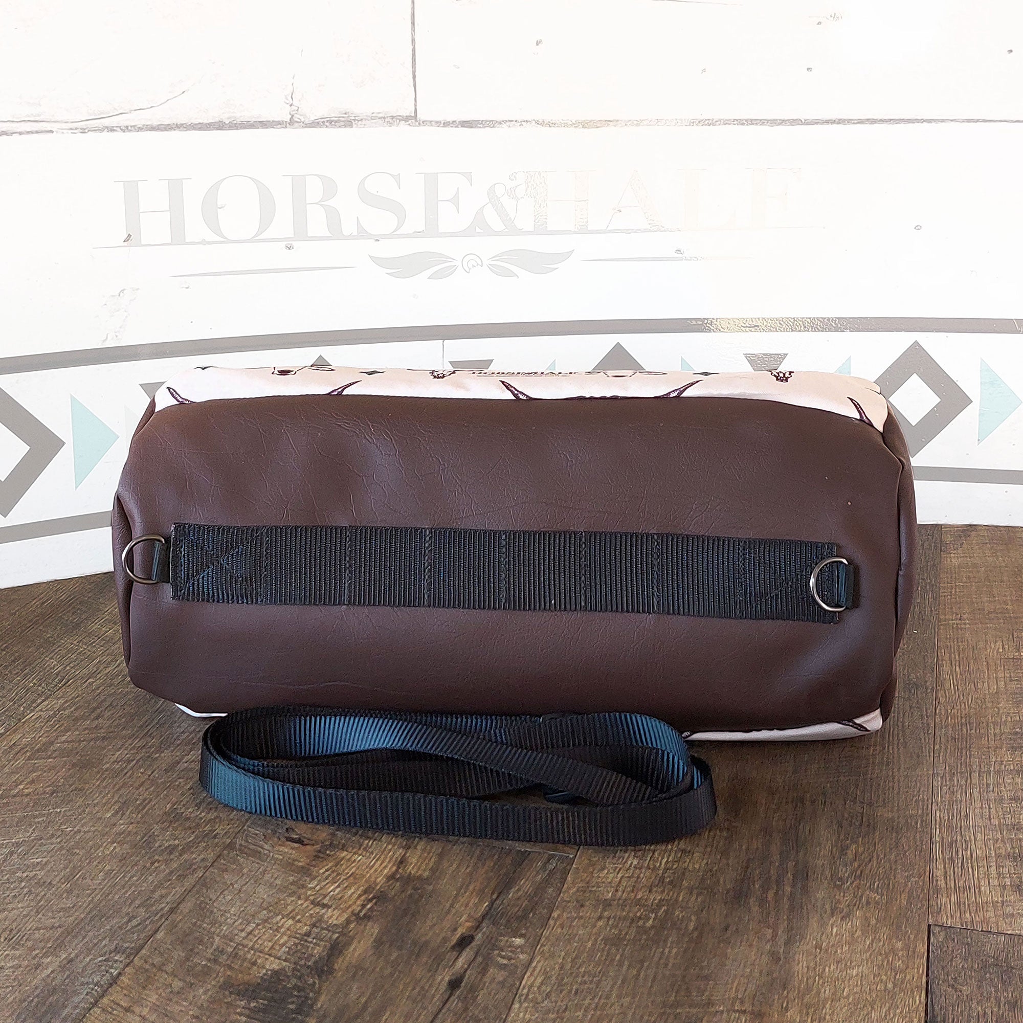 Cow Heads Large Duffle Saddle Bag