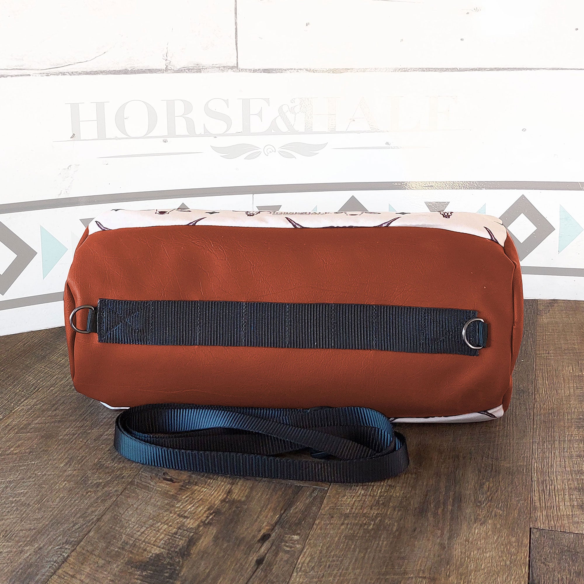 Cow Heads Large Duffle Saddle Bag