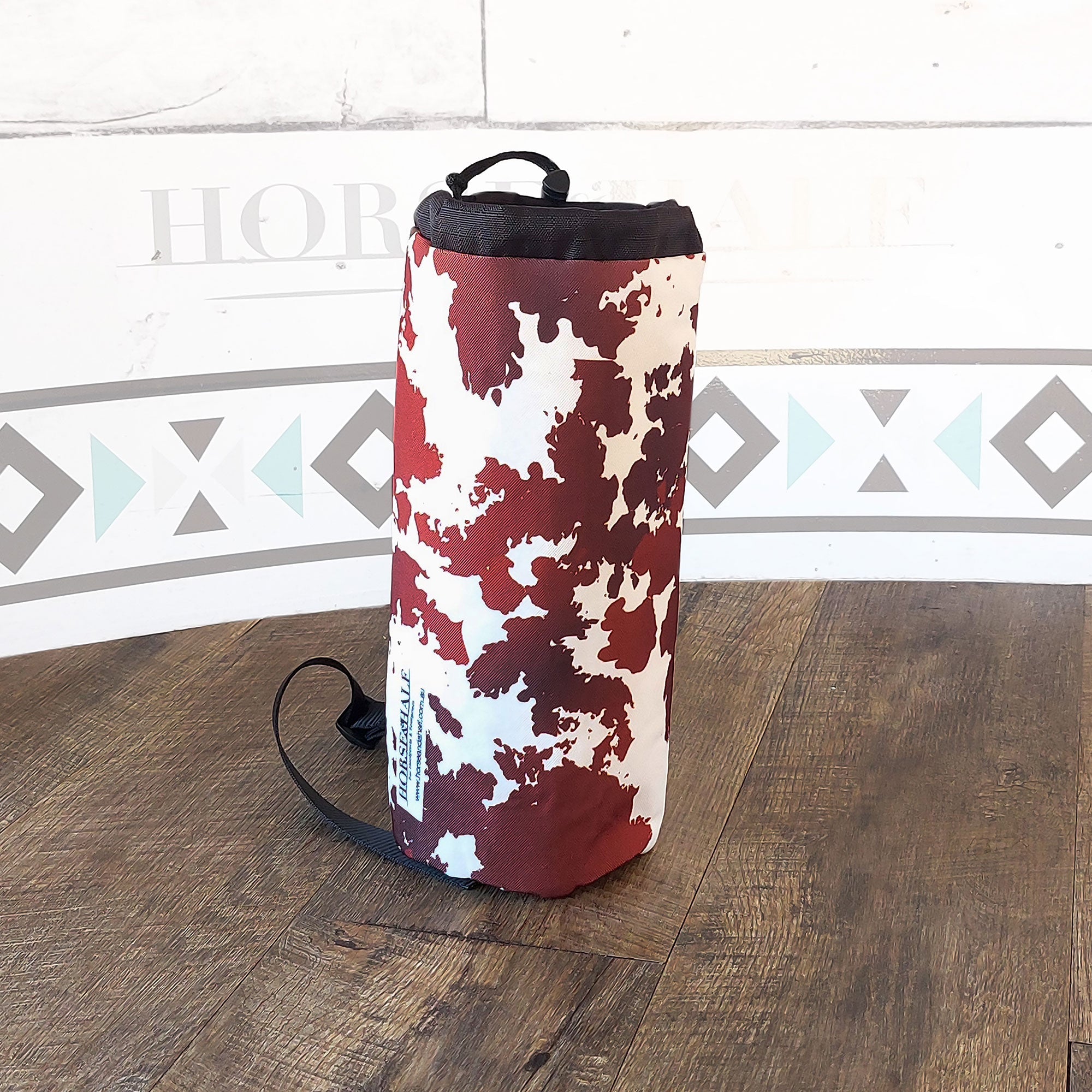 Cow Print Bottle Saddle Bag