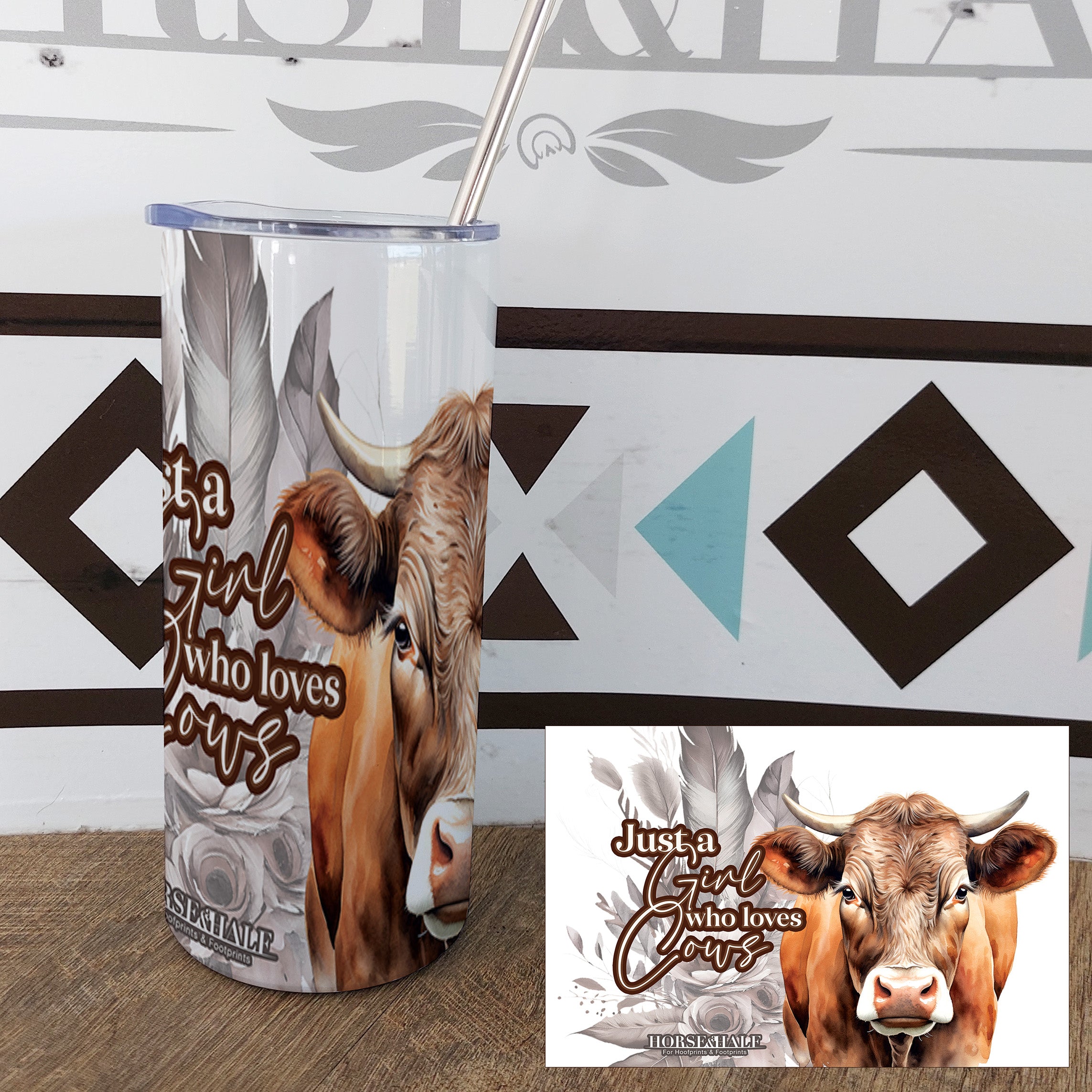 Cow Girl Drinkware