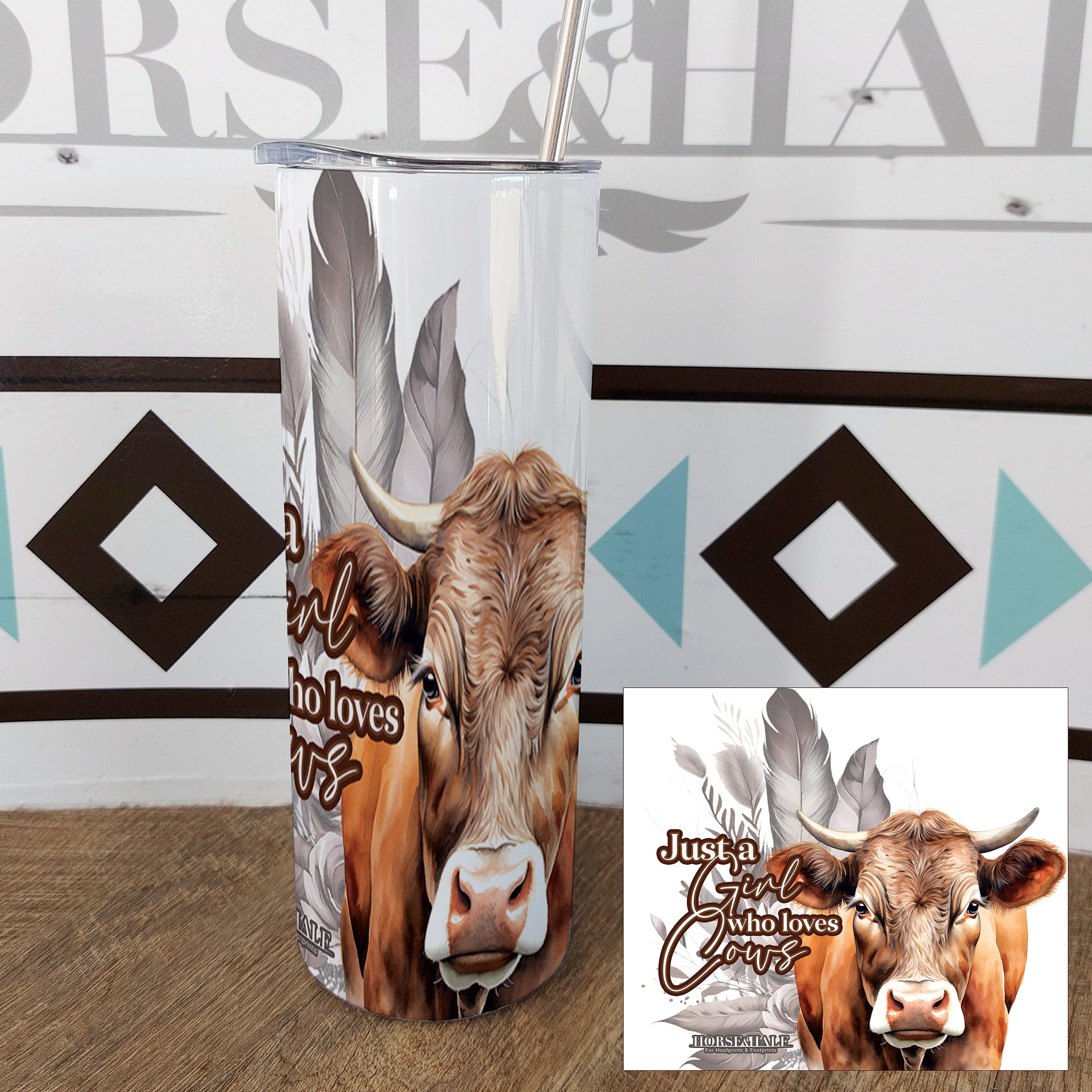 Cow Girl Drinkware