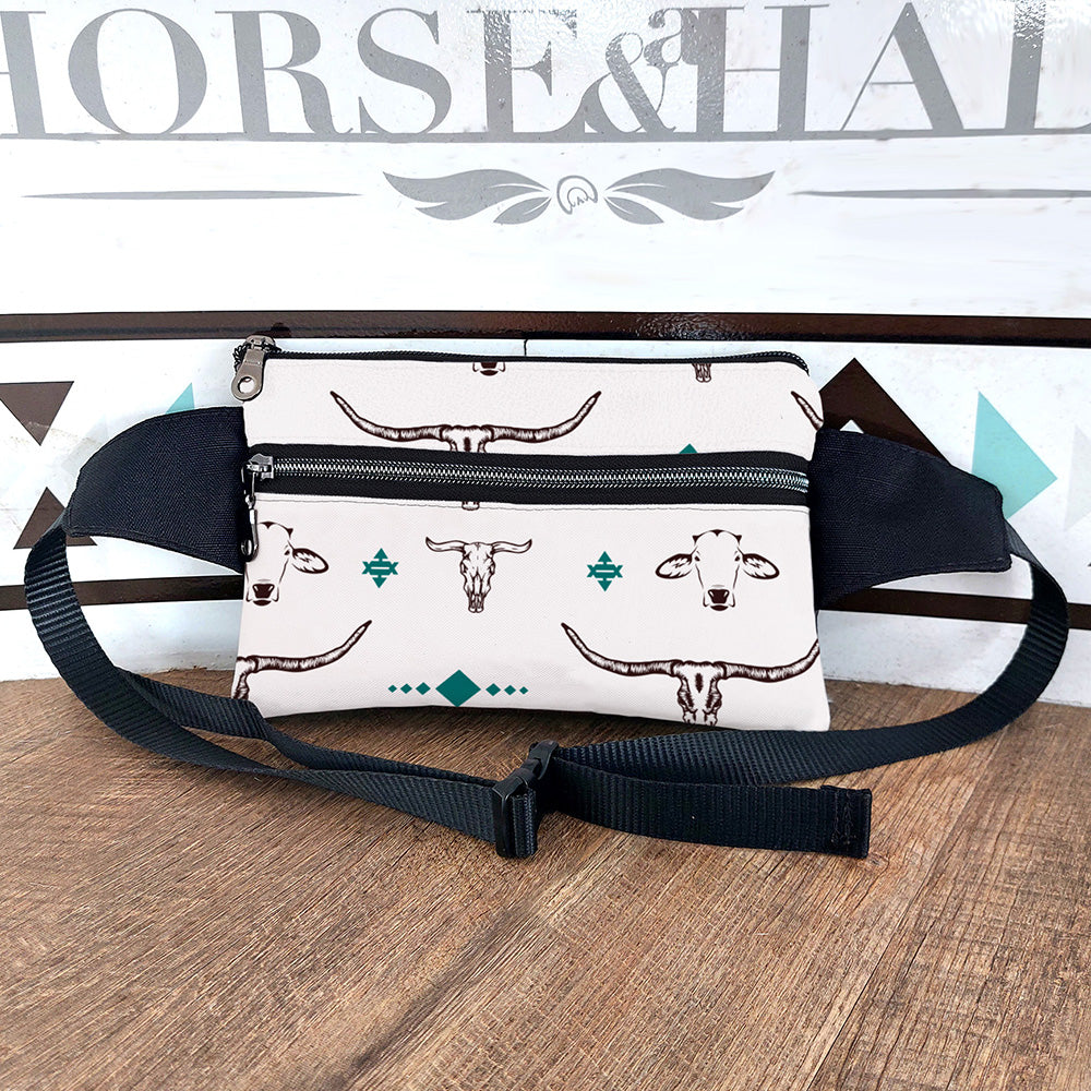 Cow Heads Wallet Bum Bag — Horse and a Half