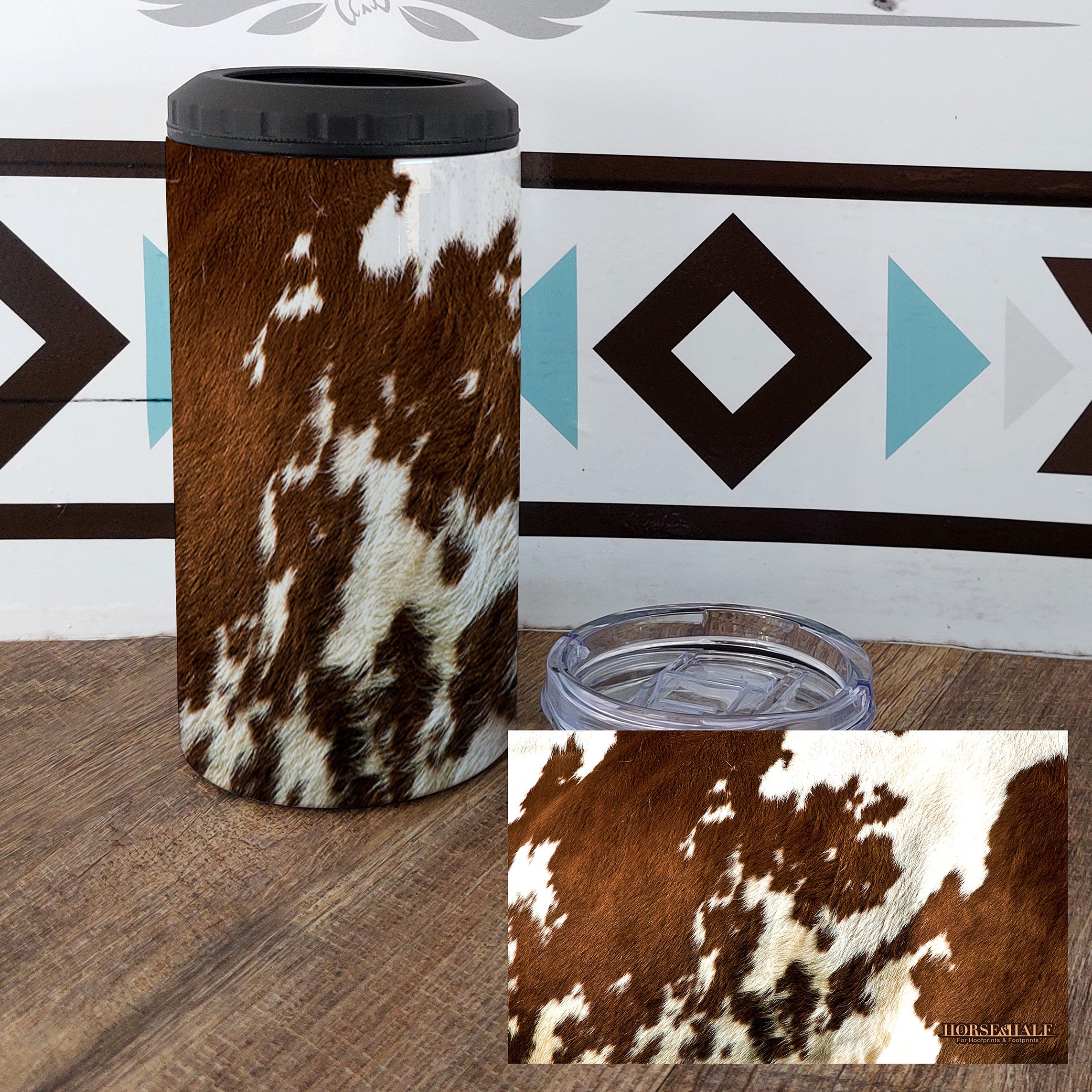 Cow Hide Drinkware