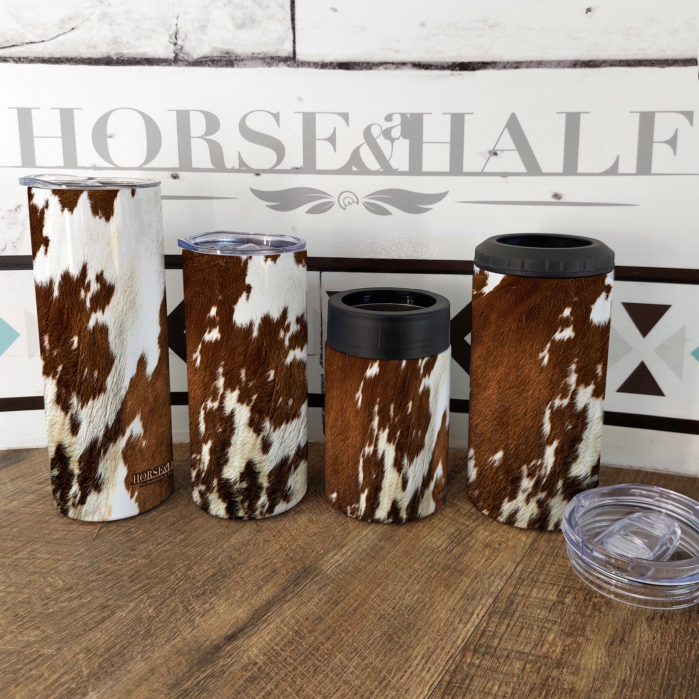 Cow Hide Drinkware