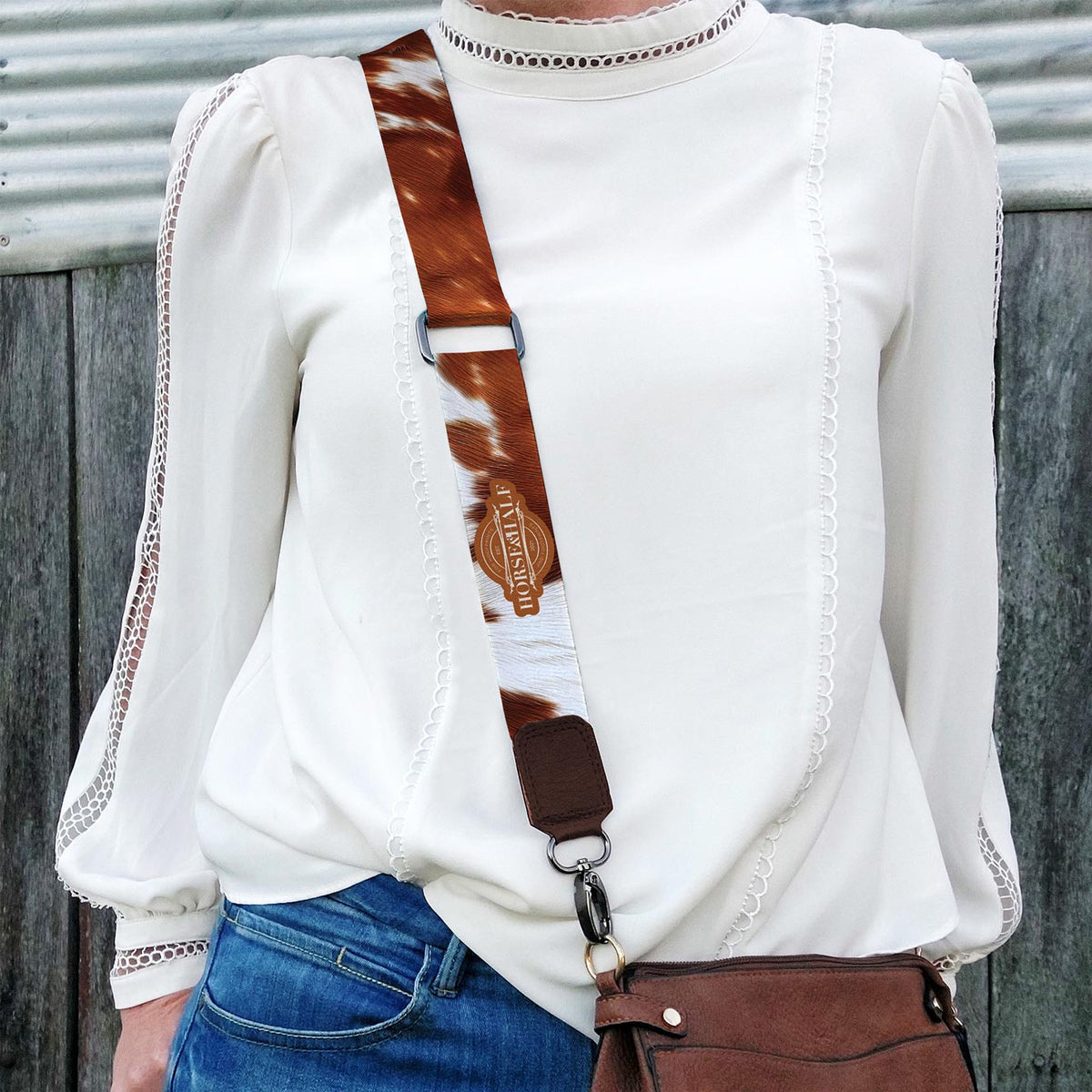 Cow Hide Bag Strap — Horse and a Half