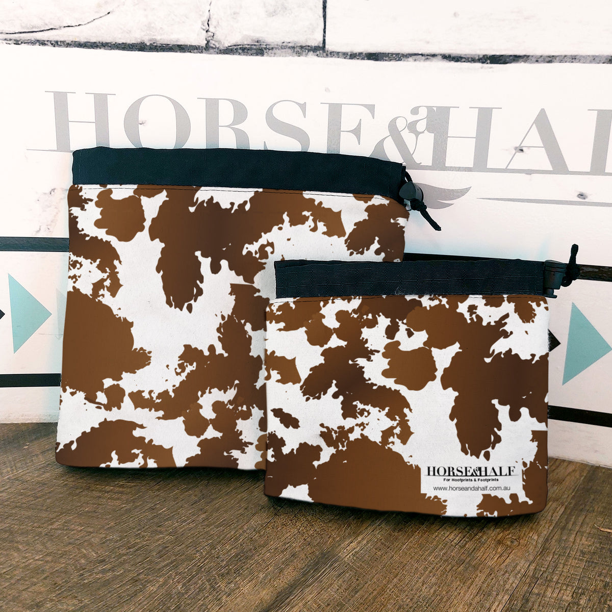 Cow Print Stirrup Covers — Horse and a Half
