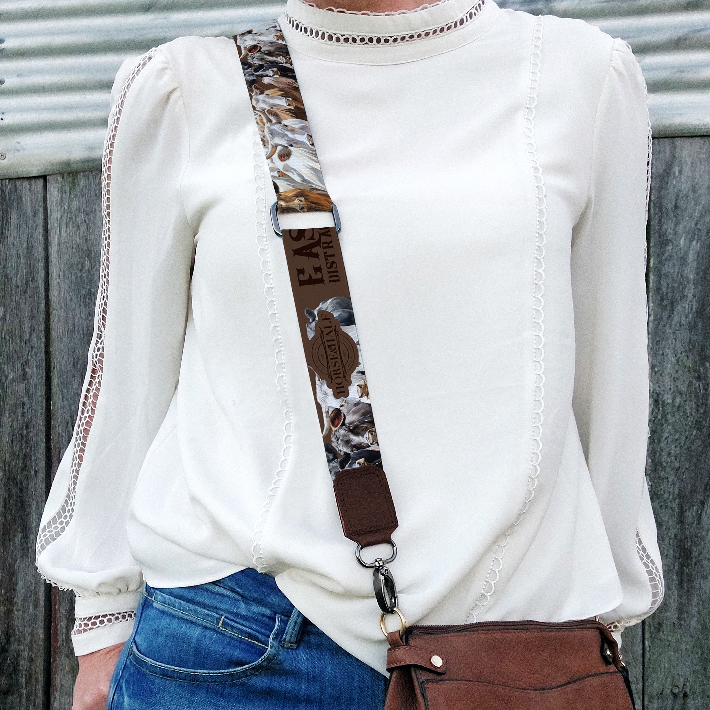 Distracted by Cows Bag Strap