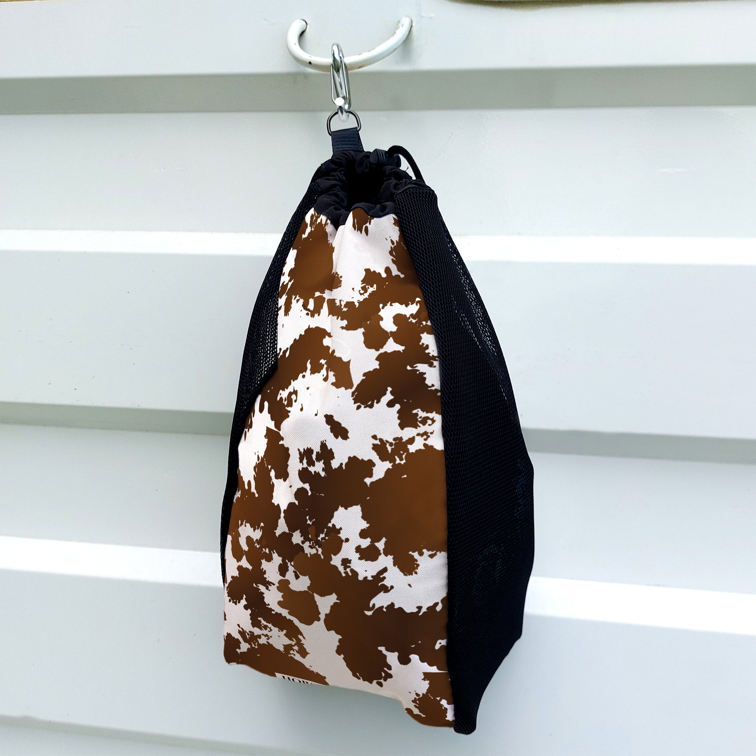 Cow Print Mesh Bag