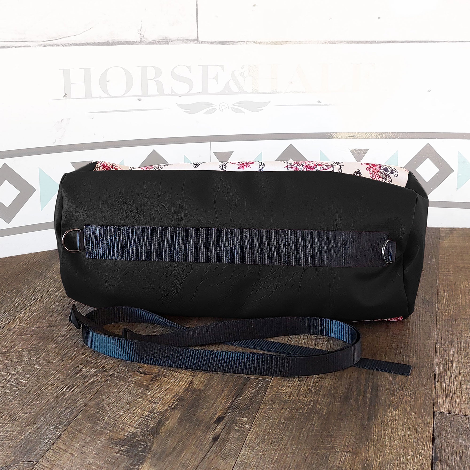 Floral Skull Large Duffle Saddle Bag
