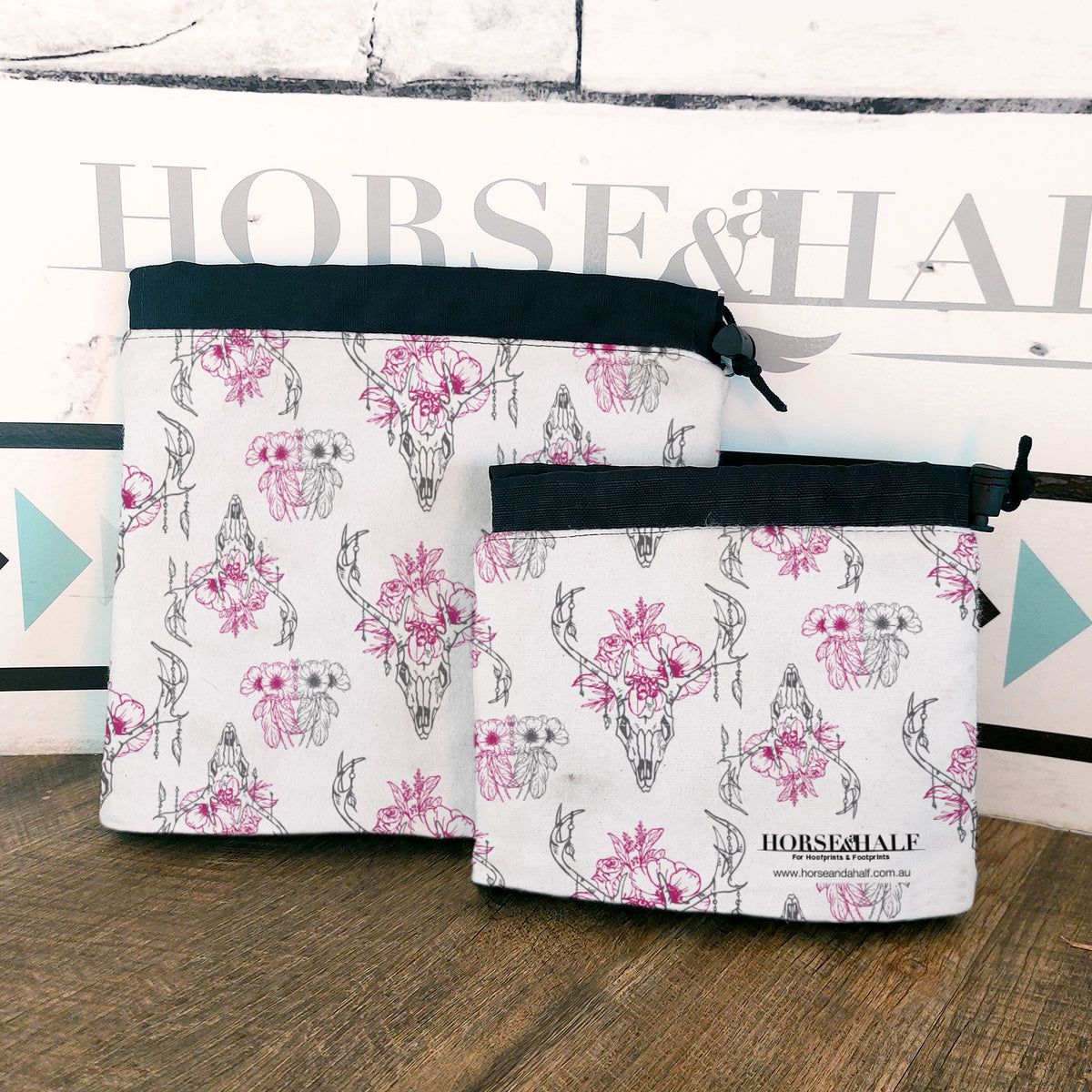 Floral Skull Stirrup Covers — Horse and a Half
