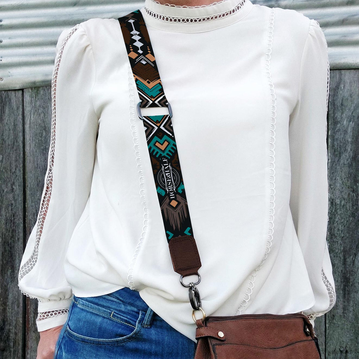 Native Dark Bag Strap — Horse and a Half