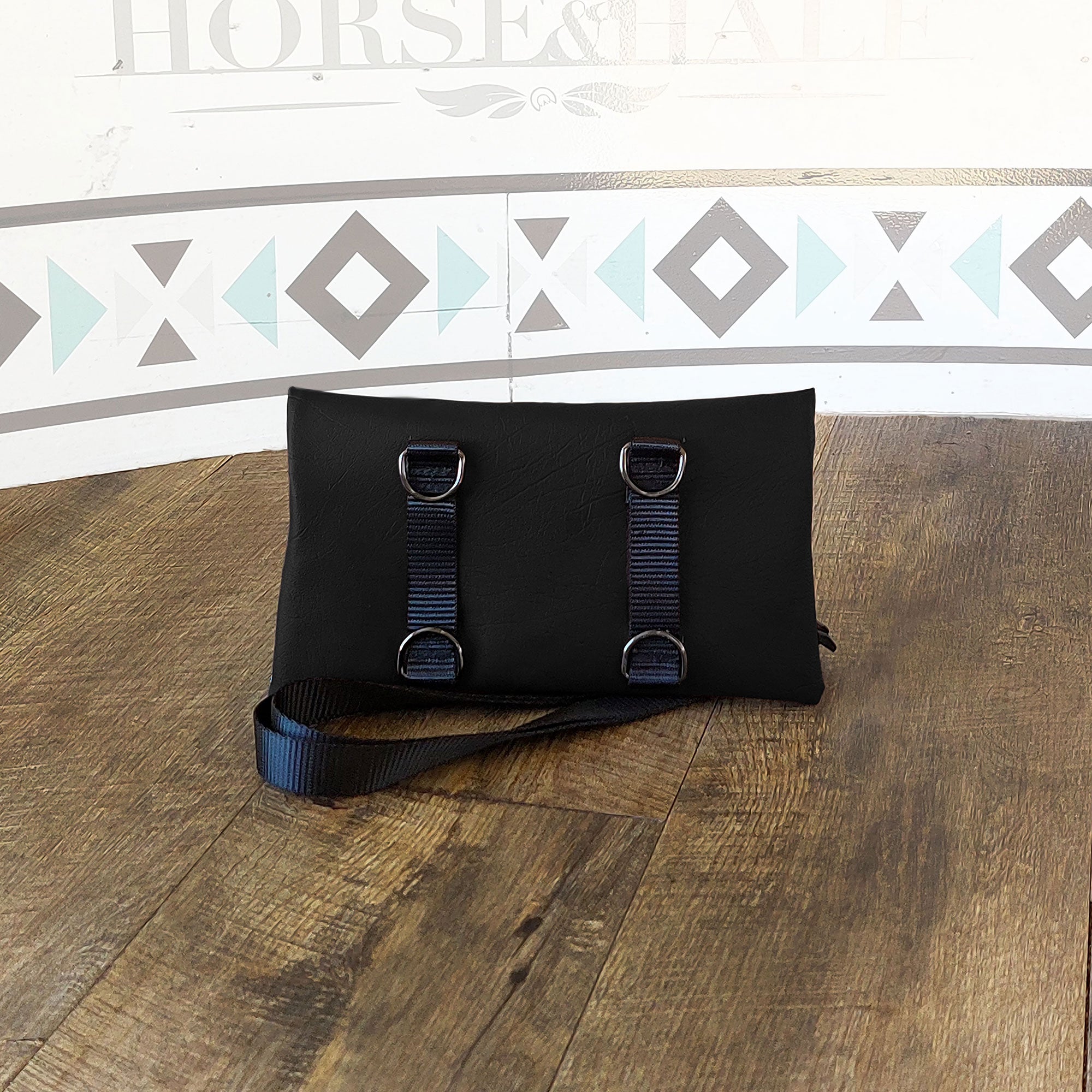 Pink Tartan Wallet Saddle Bag