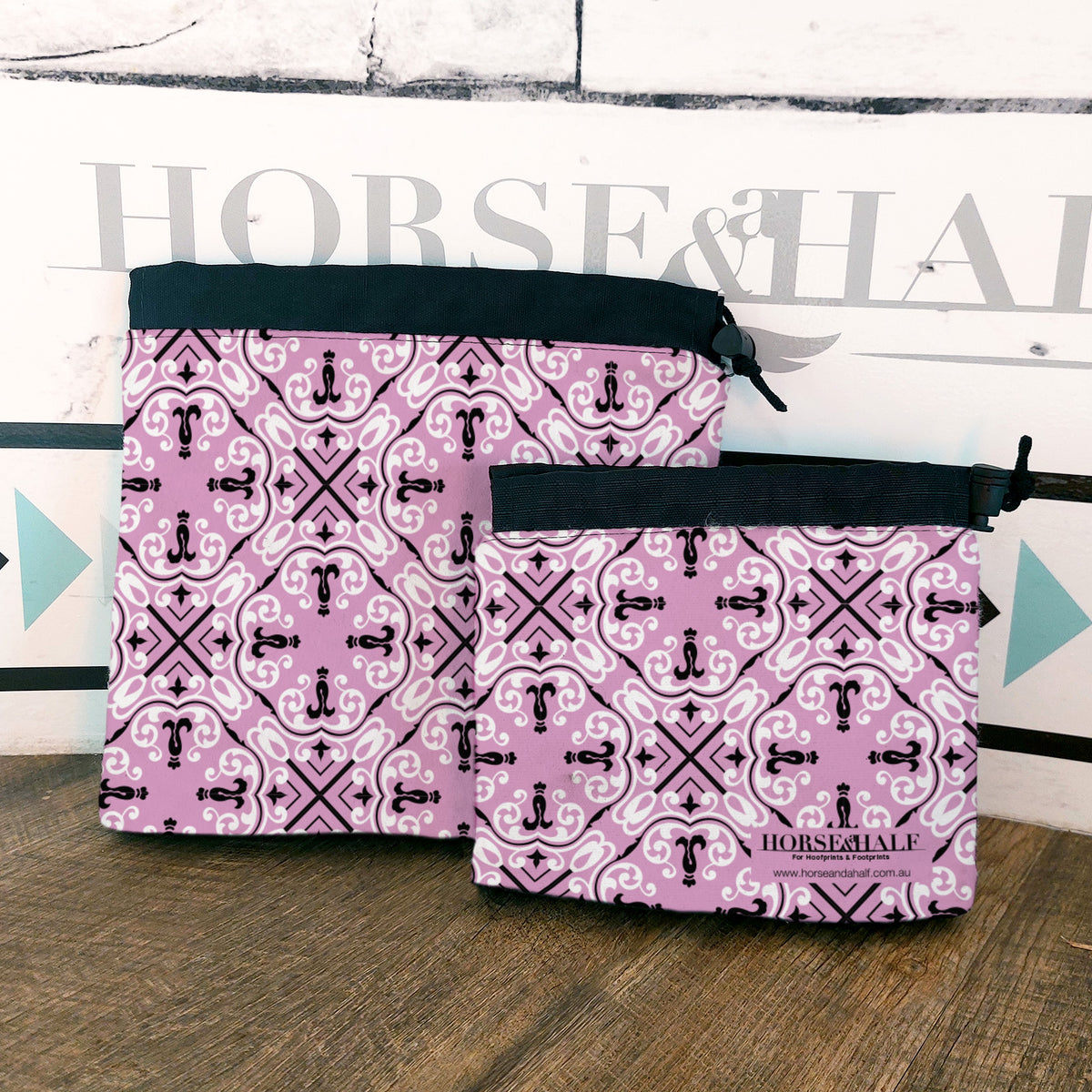 Pink Tartan Stirrup Covers — Horse and a Half