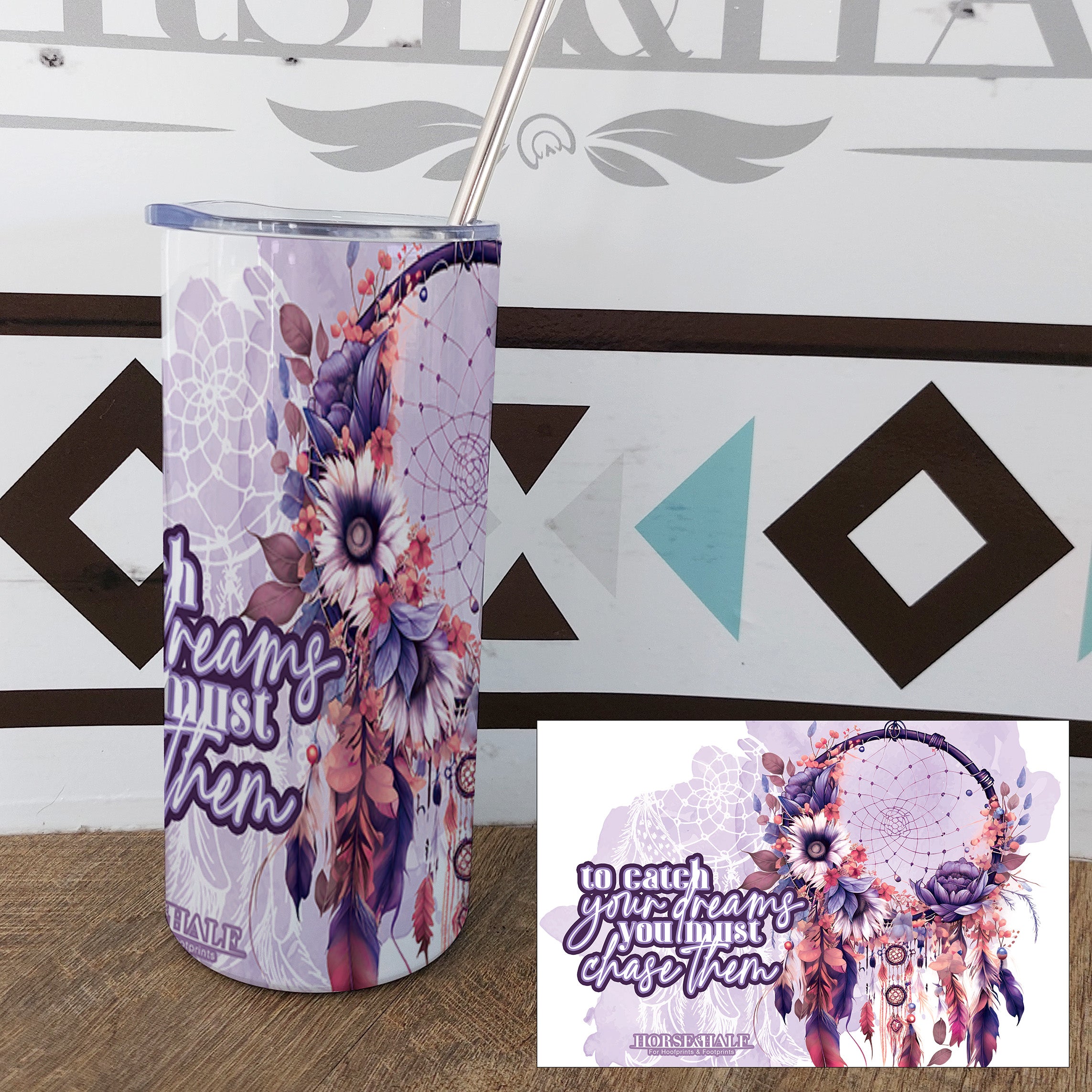 Purple Dreamcatcher Drinkware