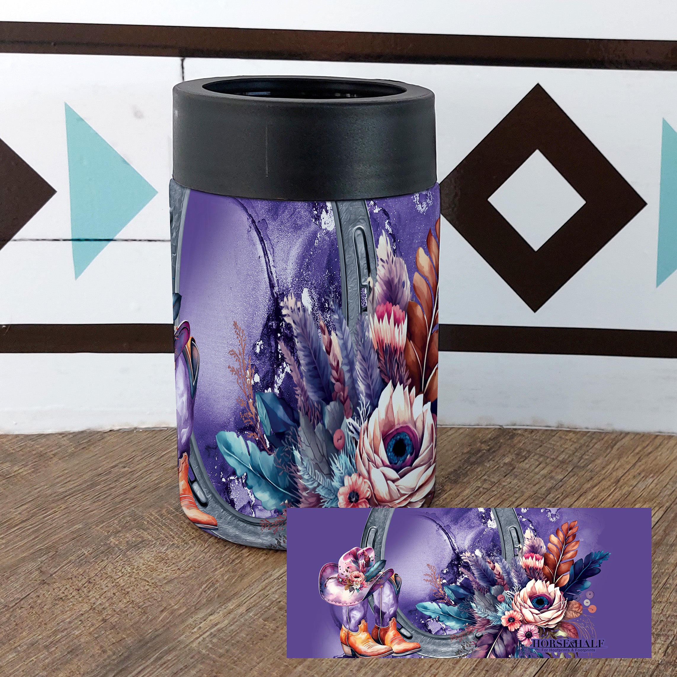 Purple Horseshoe Drinkware
