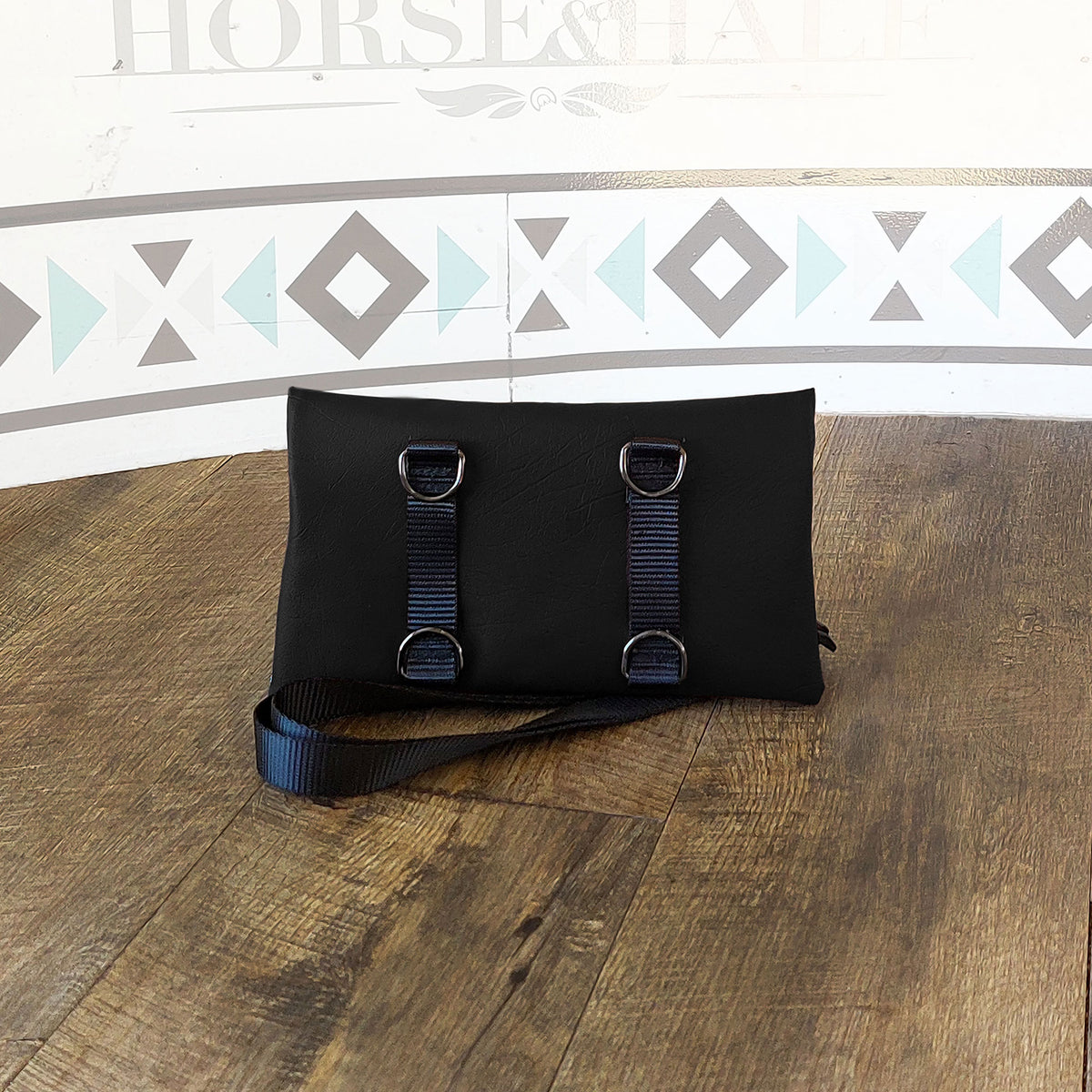Sunflower Wallet Rear Black - Horse and a Half