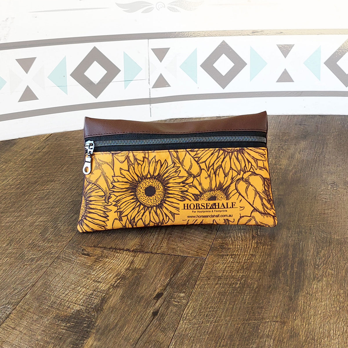 Sunflower Wallet Brown - Horse and a Half