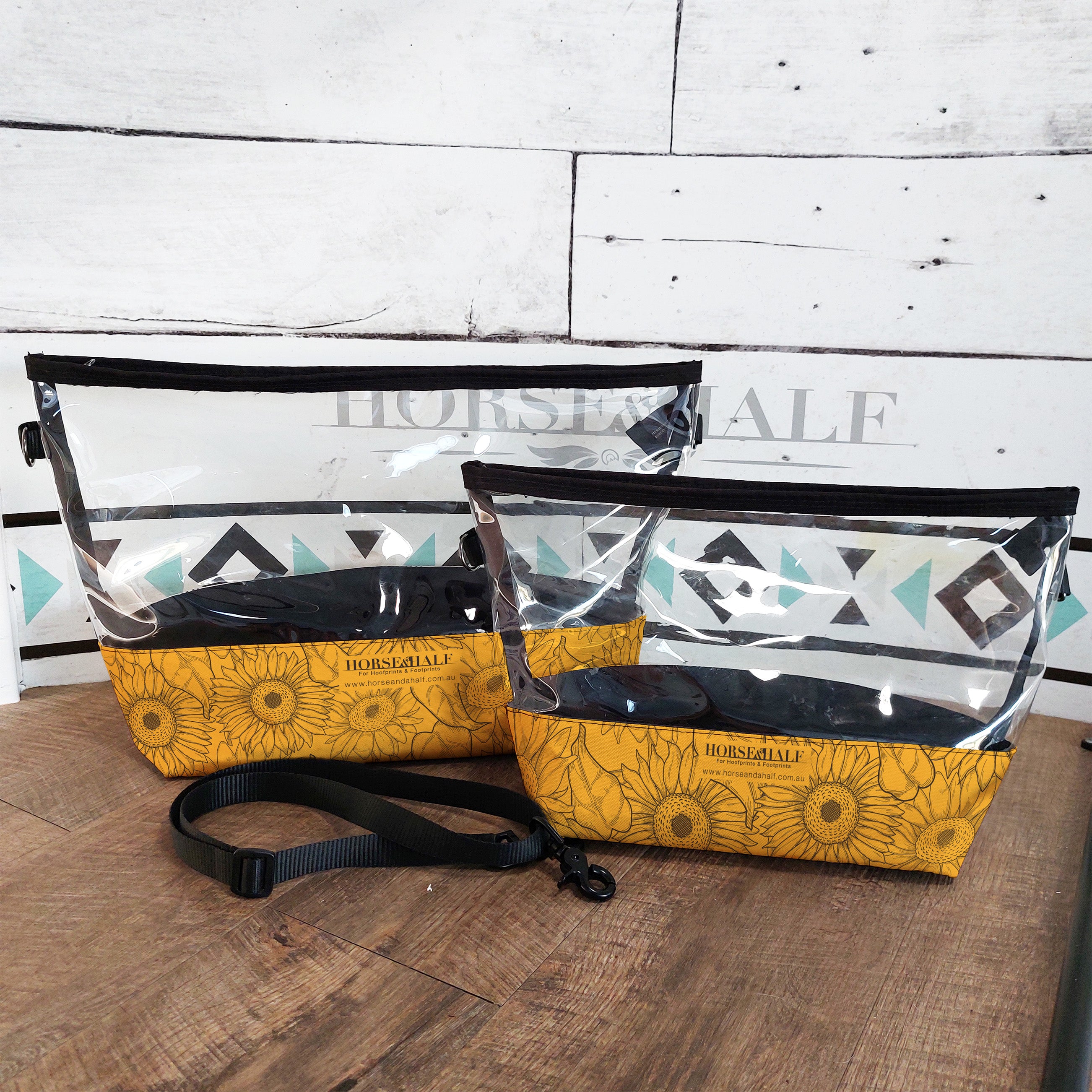Sunflower Clear Utility Bags