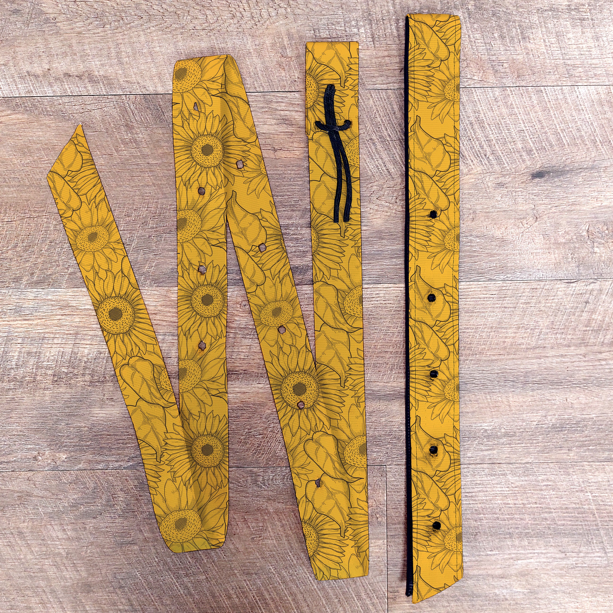 Sunflower Latigo & Billet Straps