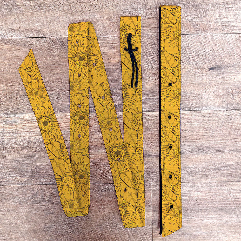 Sunflower Latigo & Billet Straps — Horse and a Half