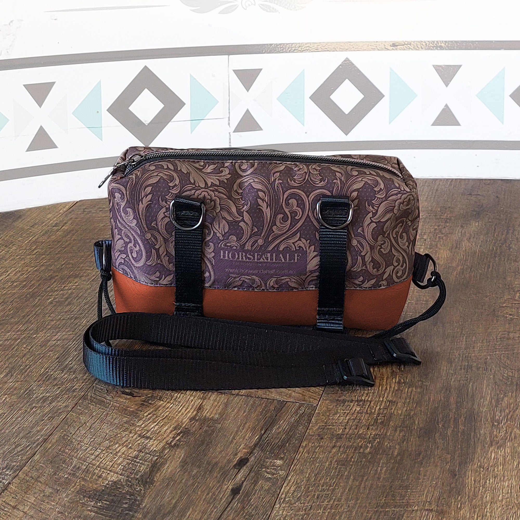 Tooled Floral Box Saddle Bag