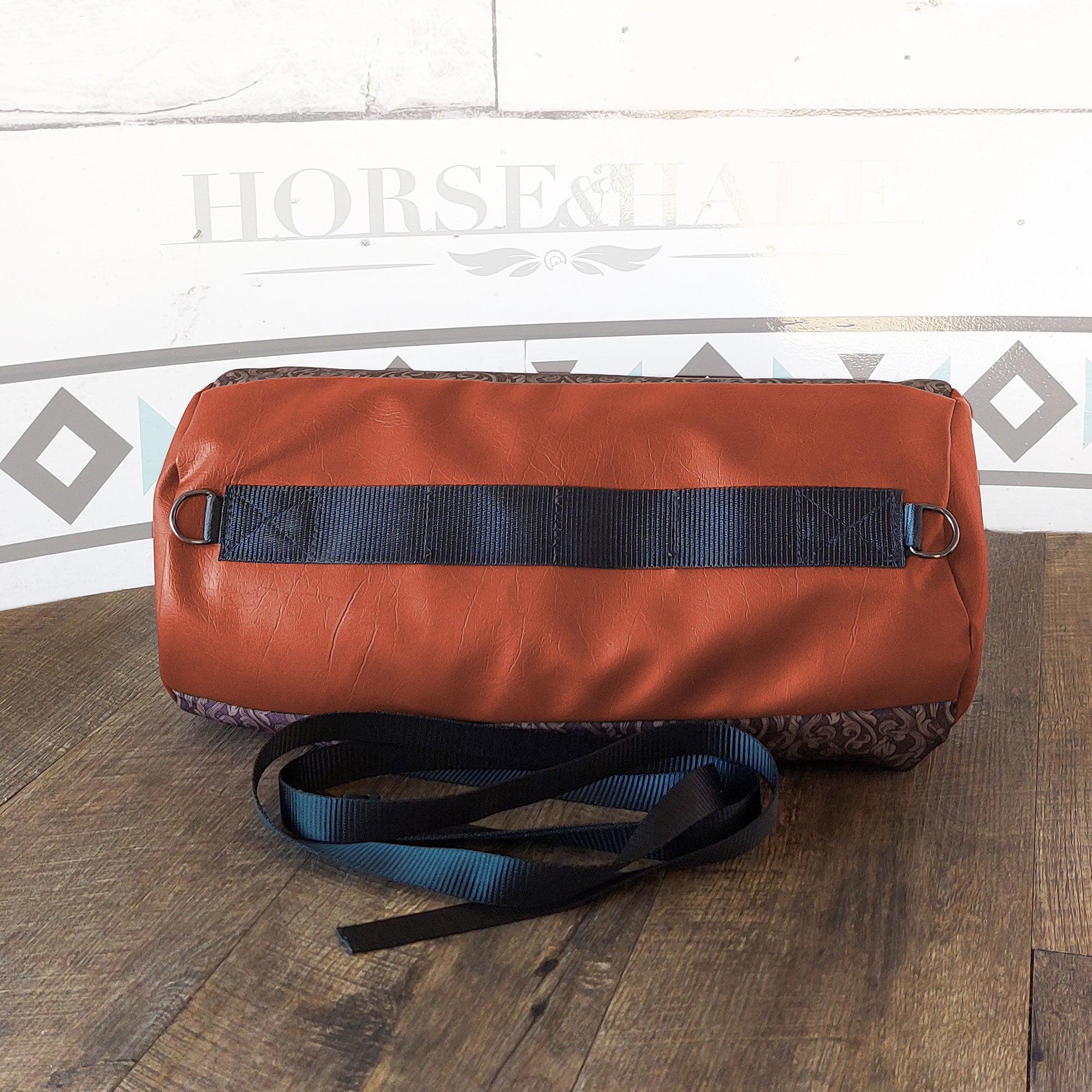 Tooled Floral Large Duffle Saddle Bag