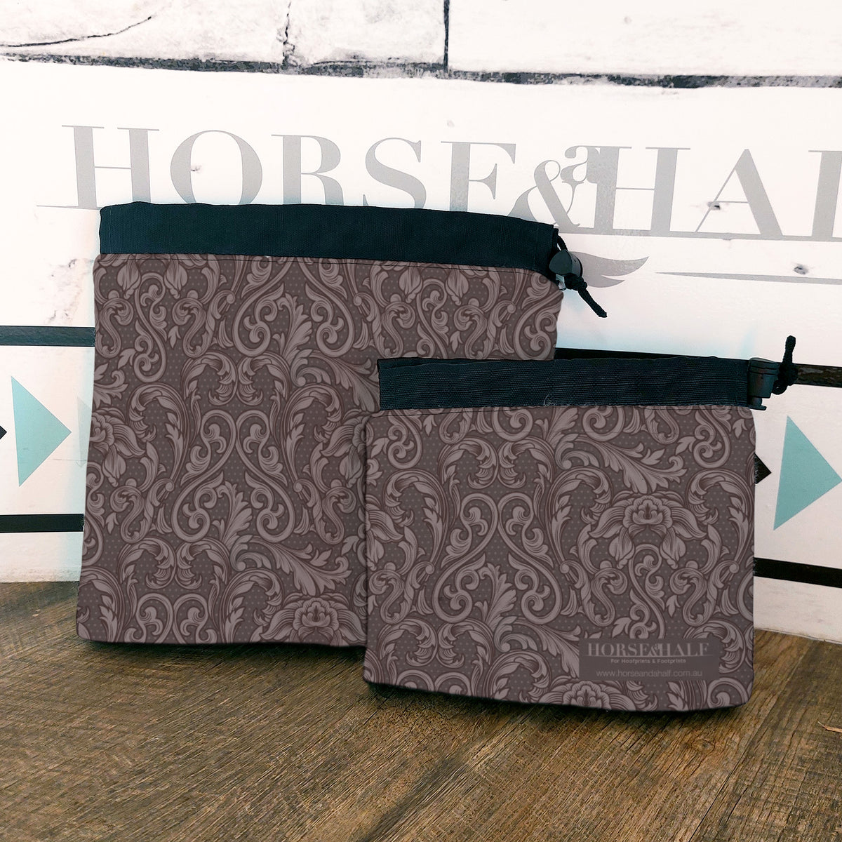Tooled Floral Stirrup Covers — Horse and a Half