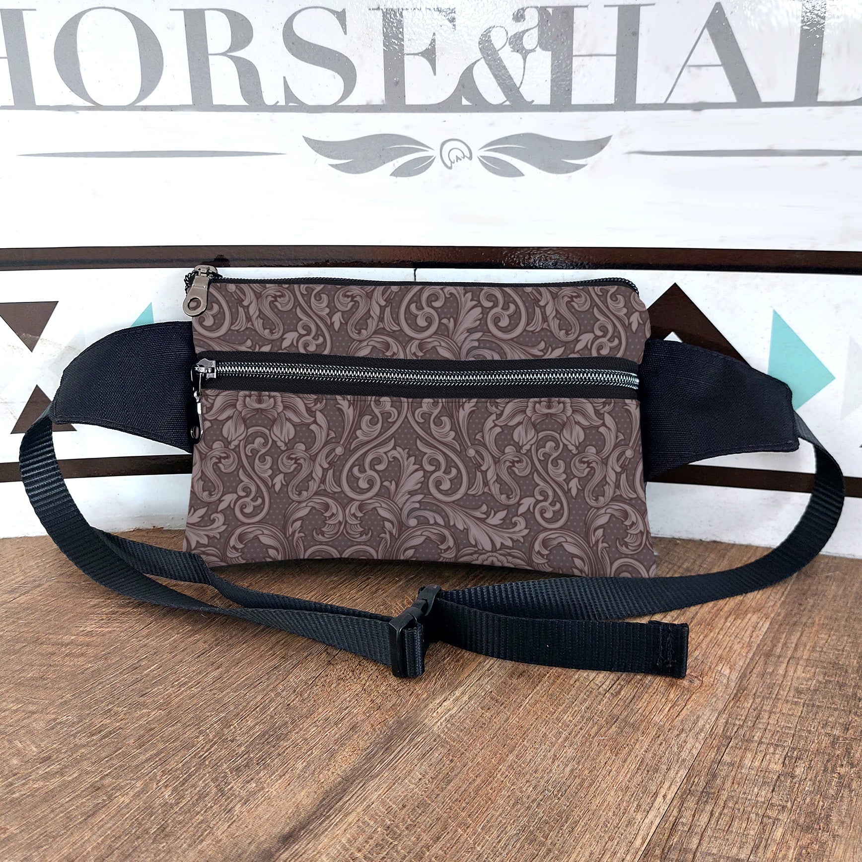 Tooled Floral Wallet Bum Bag
